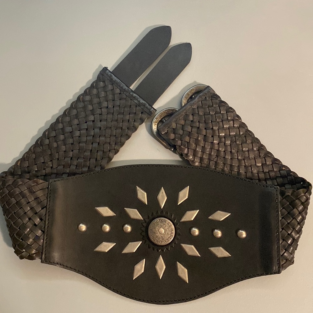Harley Davidson Vintage leather support belt kidney belt